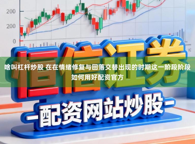 啥叫杠杆炒股 在在情绪修复与回落交替出现的时期这一阶段阶段如何用好配资官方