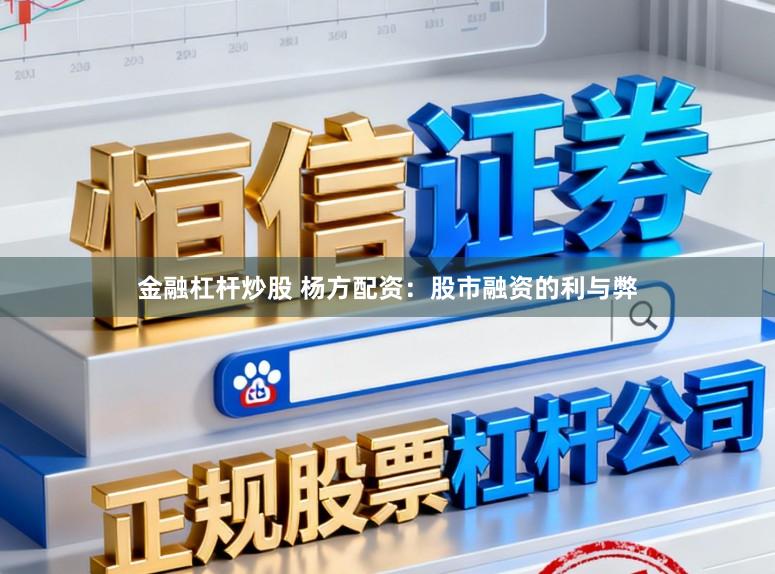 金融杠杆炒股 杨方配资：股市融资的利与弊